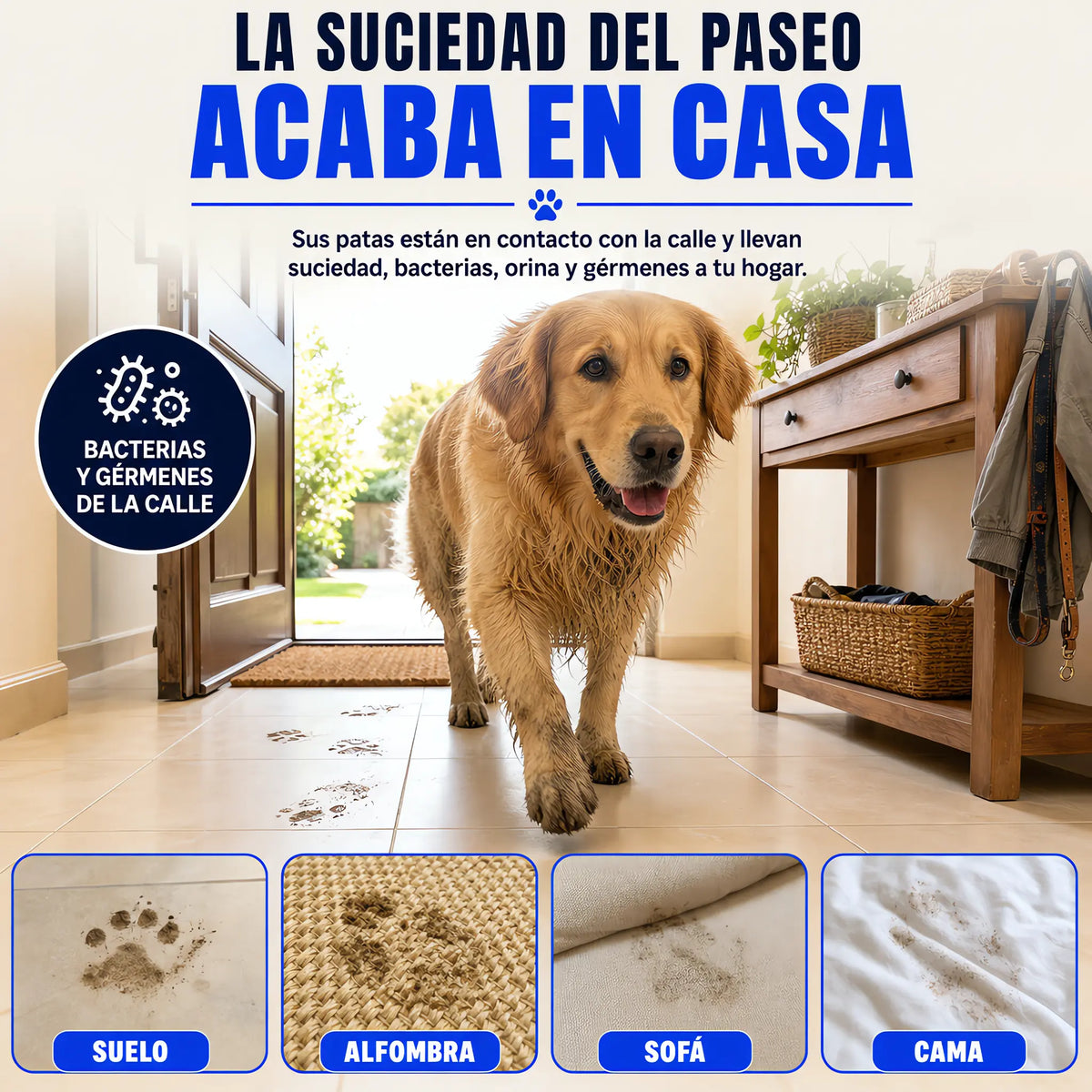 ViresPaw™ — Espuma Limpiadora: Patas Limpias en 1 Minuto