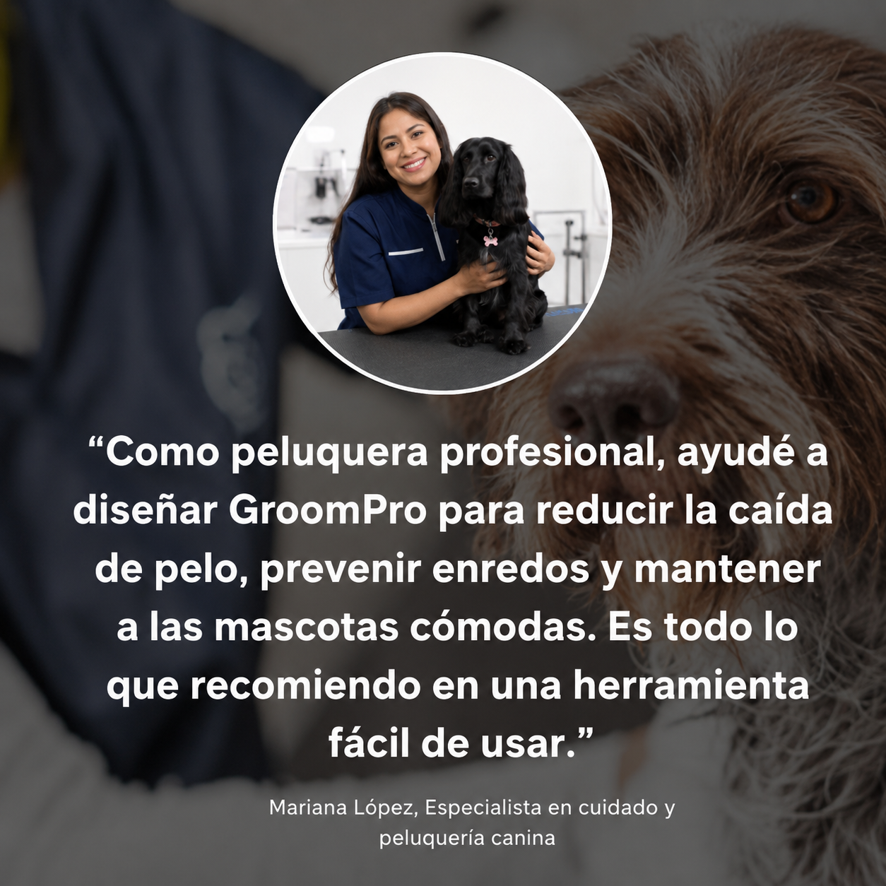 ViresGroom™ Pro - Elimina el pelo muerto donde otros no llegan.