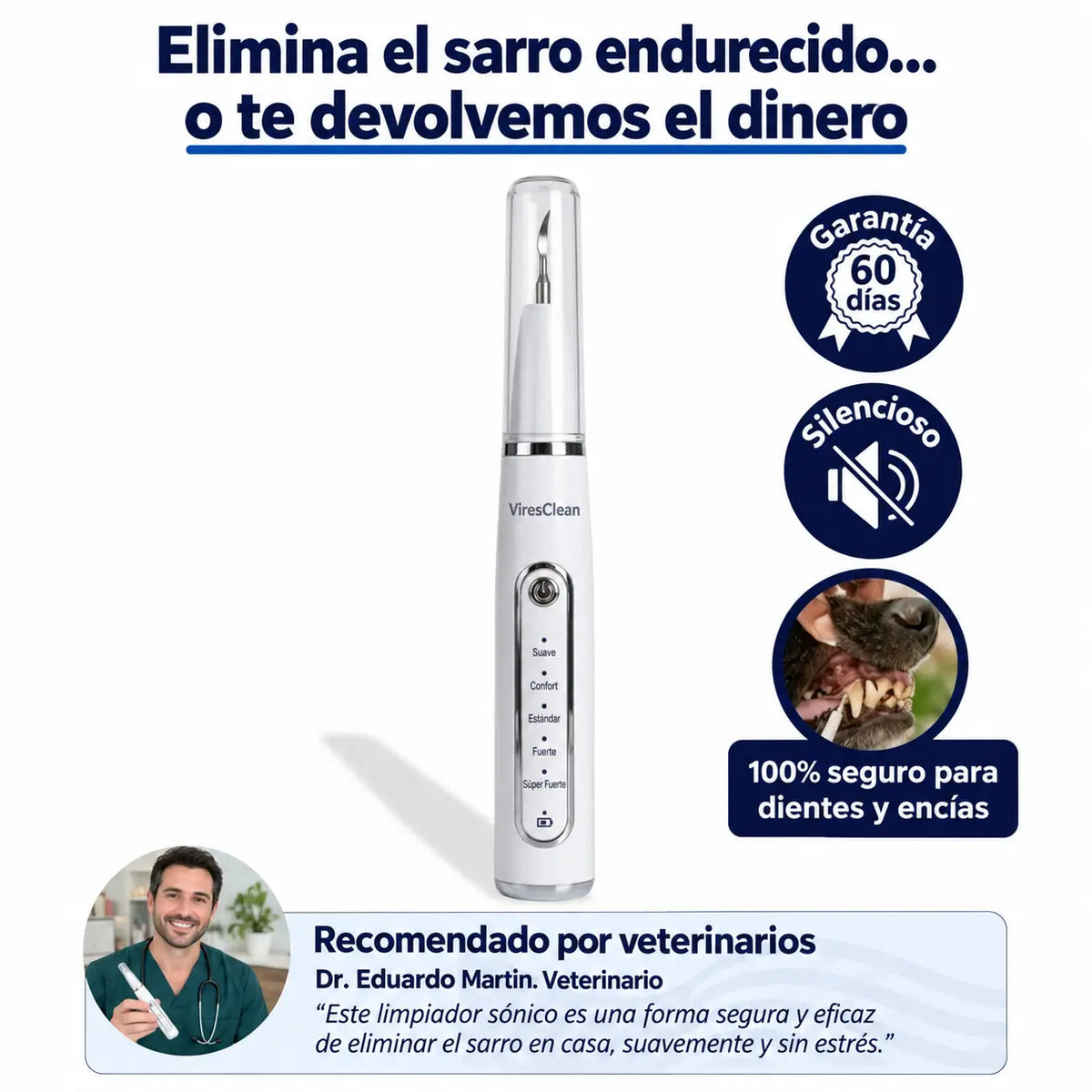ViresClean™ - Elimina el sarro endurecido de tu perro desde casa